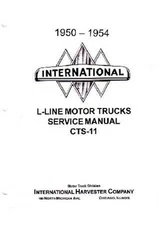 1951 1952 1953 1954 International L R Shop Service Repair Manual Book OEM Guide