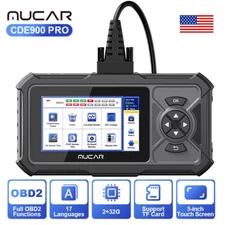 MUCAR CDE900PRO Code Reader Full System OBD2 Scanner Car Diagnostic Tool ABS SRS