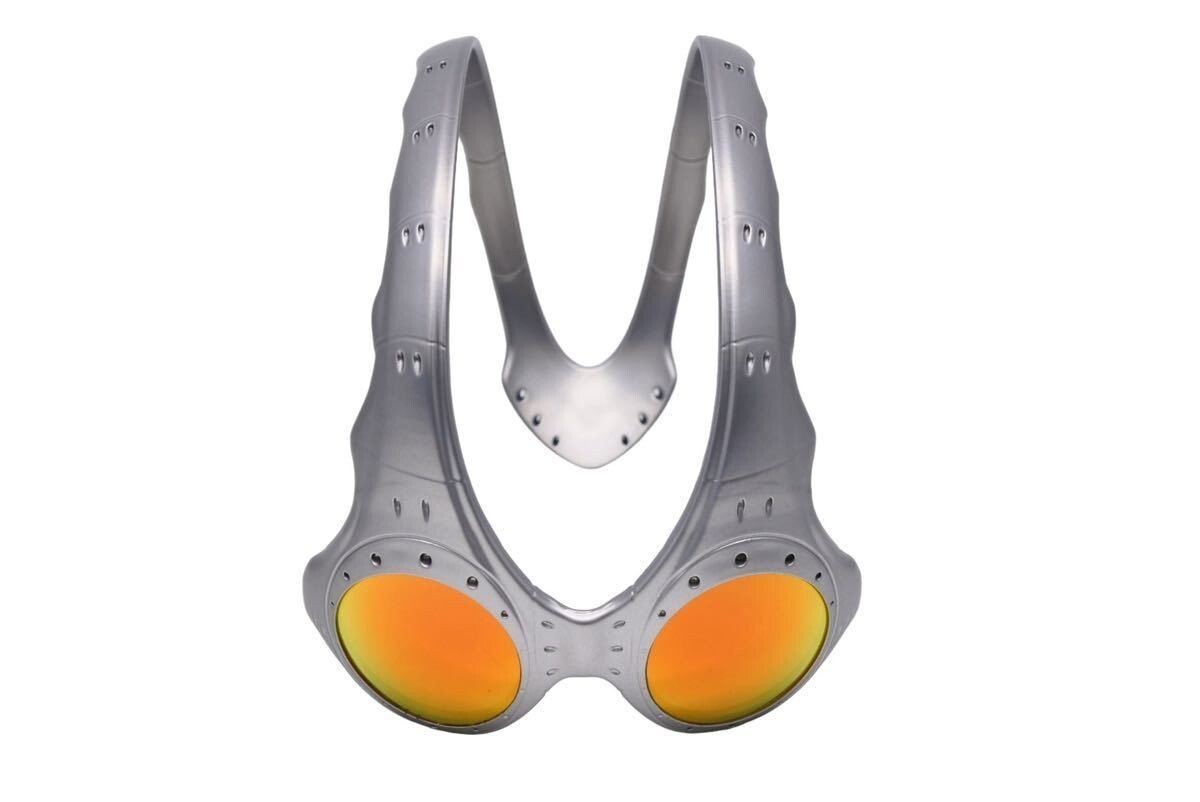 OAKLEY Sunglasses Over the Top Silver Orange Vintage Eyewear