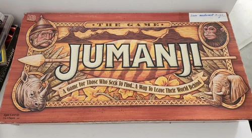 Vintage 1995 Jumanji The Game Board Game Milton Bradley