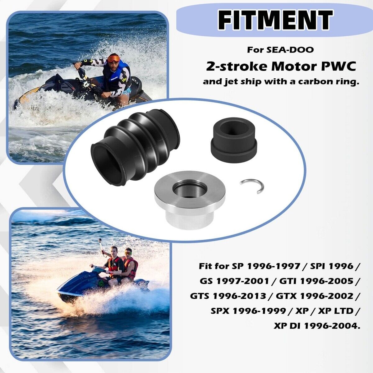 Carbon Seal Drive Line Rebuild Repair Kit For Sea Doo 96-07 Carbon Seal Drive Line Rebuild Repair Kit For Sea Doo 96-07