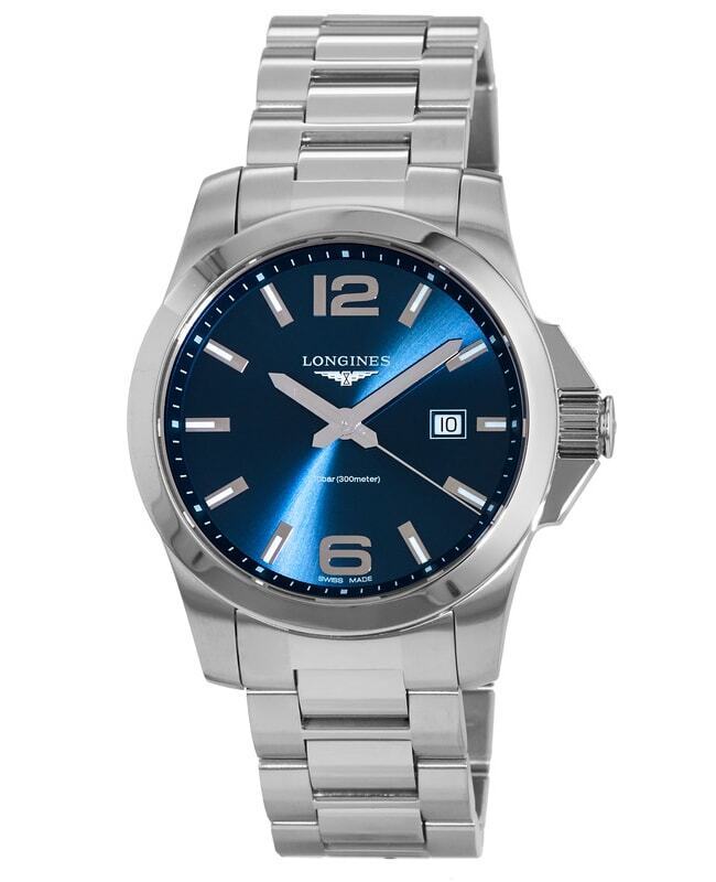 New Longines Conquest Quartz Blue Dial Steel Men's Watch L3 New Longines Conquest Quartz Blue Dial Steel Men's Watch L3