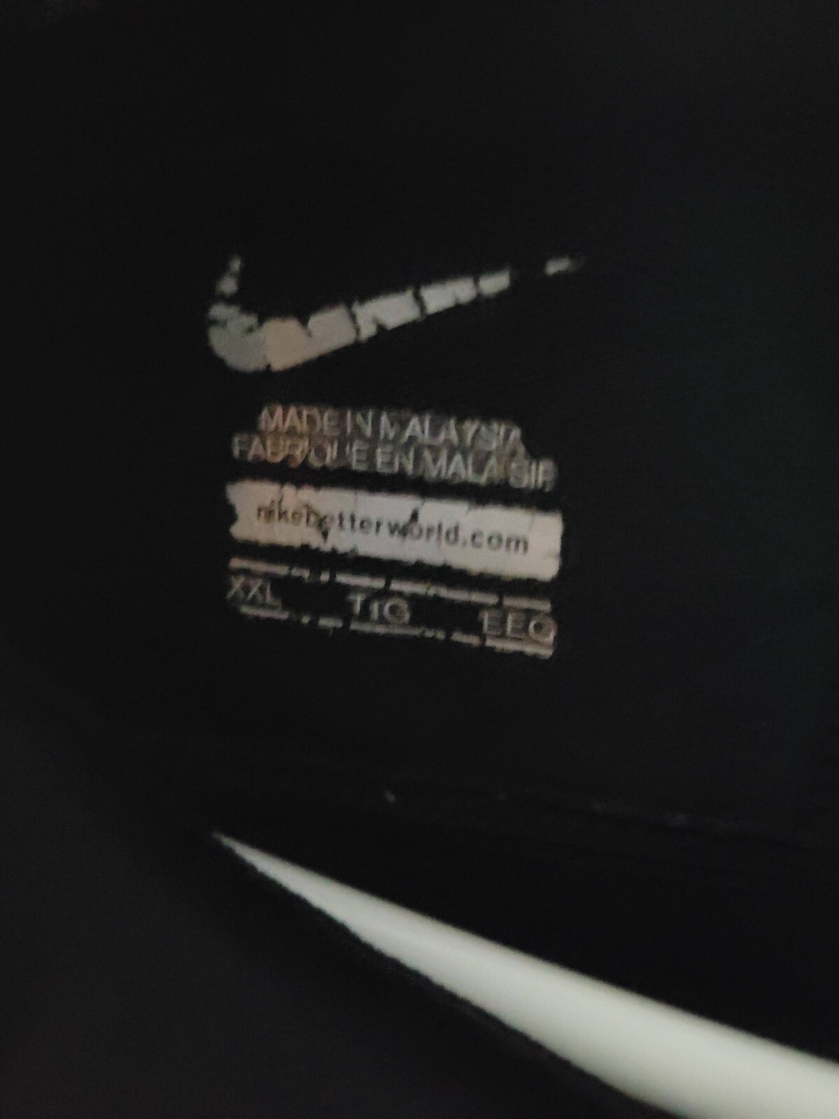 Nike Size XXL Men’s Black And Grey Track Jacket thumbnail 2