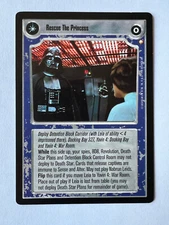 Star Wars CCG Special Edition SE Rescue The Princess Sometimes I Amaze Myself