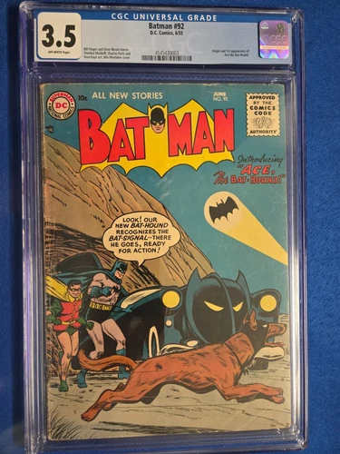 Batman #92 (1st Series) 06/55 CGC 3.5