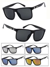 MEN DARK LENS LARGE GANGSTER SHINY BLACK OG SUNGLASSES LOCS OVERSIZE GLASSES