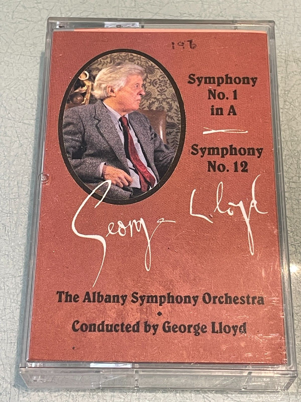 George Lloyd - Symphony No. 1 & No. 12 - Audio Cassette Tape Album - 1990 Albany