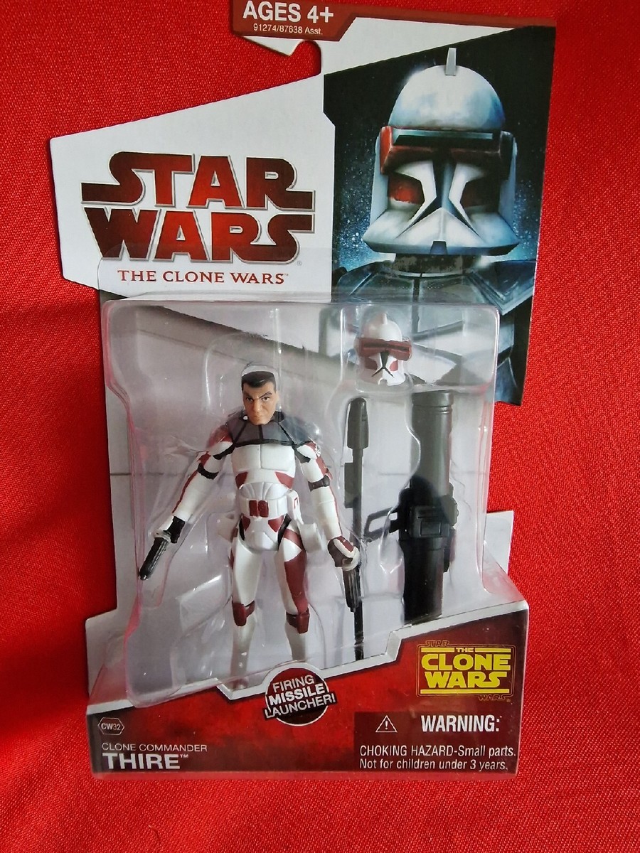 STAR WARS CLONE COMMANDER THIRE CW32 CLONE WARS ACTION FIGURE RARE
