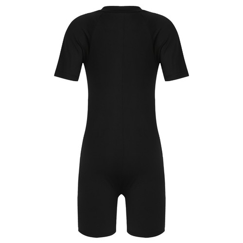 UK Girls Boys One Piece Swimsuit Short Sleeve Water Sports Surfing Bathing Suit - Picture 37 of 72