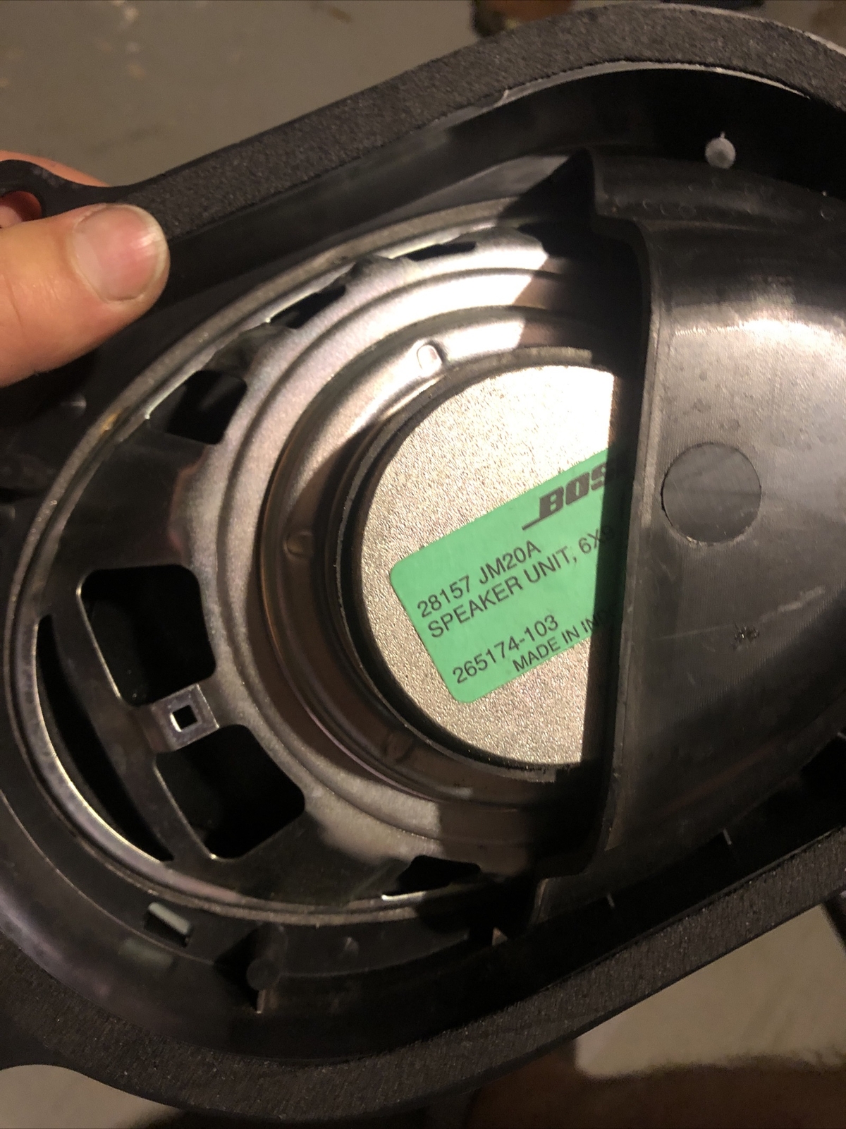 20082013 INFINITI G37S COUPE LEFT DRIVER REAR DOOR SPEAKER OEM eBay