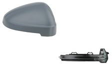 Spiegelkappe + LED-Spiegelblinker passend für Audi A4 8W 05/15- Rechts Beifahrer