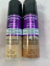 COVERGIRL+OLAY SIMPLY AGELESS LIQUID FOUNDATION *YOU CHOOSE* COMBINED SHIPPING~