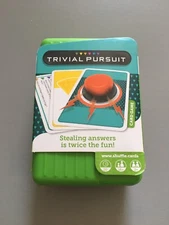 New! 2015 Cartamundi Shuffle Cards TRIVIAL PURSUIT Card Game Sealed Ships Free