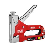 Ronix 3in1 Handtacker Hochleistungstacker 4-14mm mit Klammern Profi Tacker