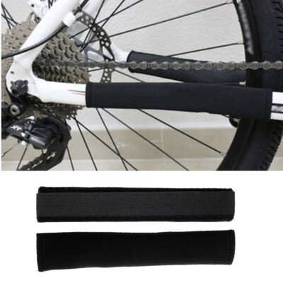 2x Bike Bicycle Frame Guard Anti-scratch Chain Stay Protector Neoprene Cover