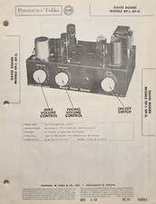 SAMS PHOTOFACT SERVICE MANUAL 241-5 DAVID BOGEN MODELS RP-1 RP-1L