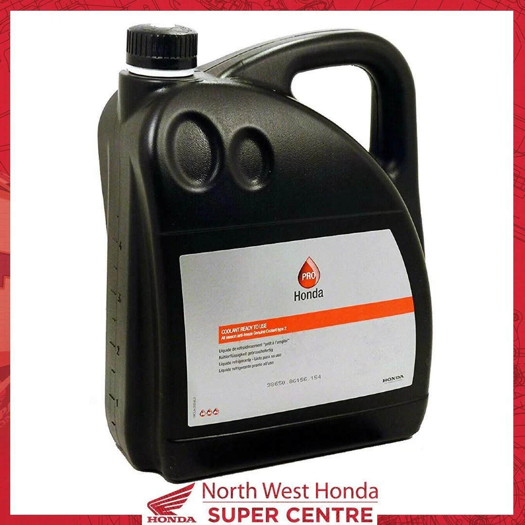 Genuine Honda Motorcycle Coolant 5L Ready to Use For All Honda