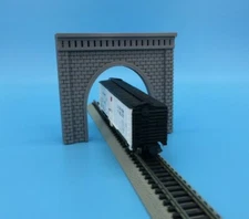 2 TUNNEL PORTALS CUT STONE / BRICK for Single Track - N Scale 1:160 Gauge PORTAL