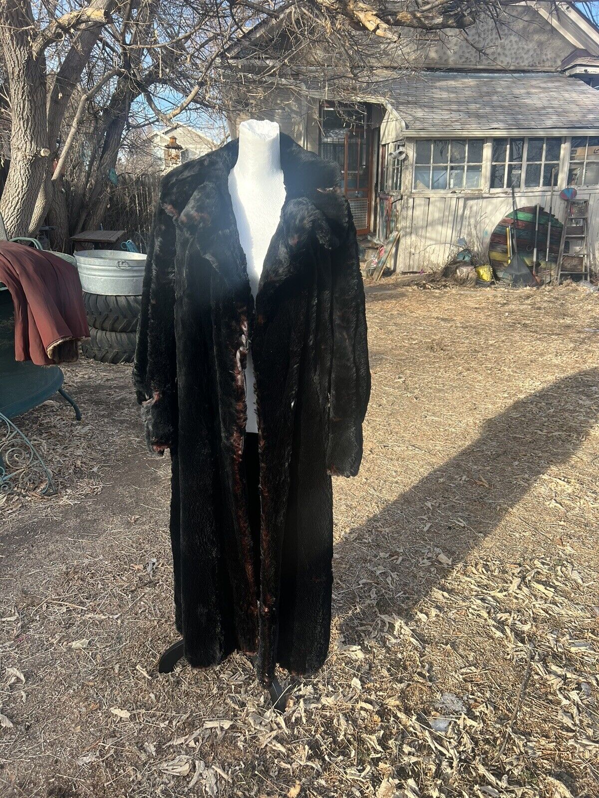 BEAUTIFUL 1940s VINTAGE SHEARED BLACK BEAVER  STR… - image 10