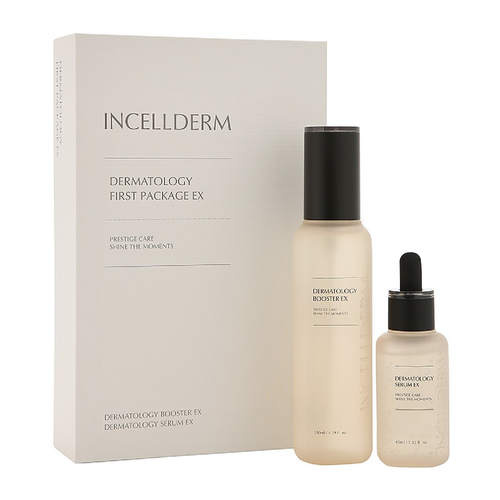 Set De Soins Coréens IncellDerm - Booster + Sérum 130ml+45ml, Sans Ingrédients Nocifs - Neuf