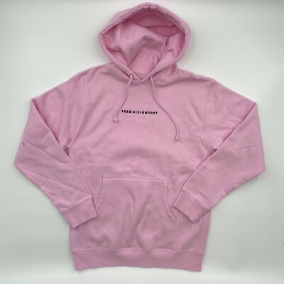pink seek discomfort hoodie