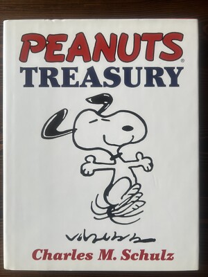 Peanuts Treasury by Charles M Schulz, VTG 1968 Hardcover, Snoopy Charlie Brown