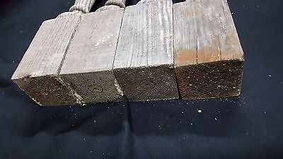 Buy Architectural Salvage 4 Wooden Spindles Balusters 3 Collar Design