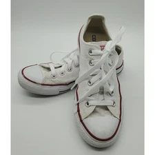 Converse All Star Sneaker White M7652 Low Top Canvas Skateboarding Shoes W 7 M 5