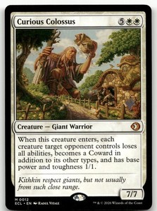 Curious Colossus #12 Lorwyn Eclipsed Promo Pack MTG