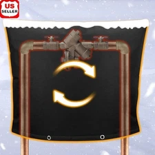 Insulated Backflow Cover Waterproof Freeze Protection Socks Sprinkler System New