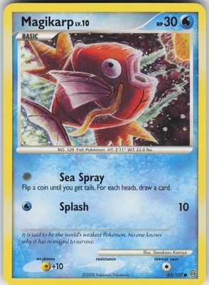 Pokemon Magikarp 65/100 Stormfront Common NM