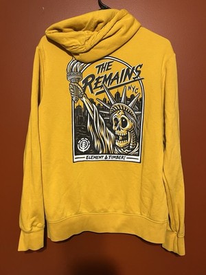 Element X Timber! The Remains NYC Sweatshirt Hoodie S Chad Eaton Skateboarding