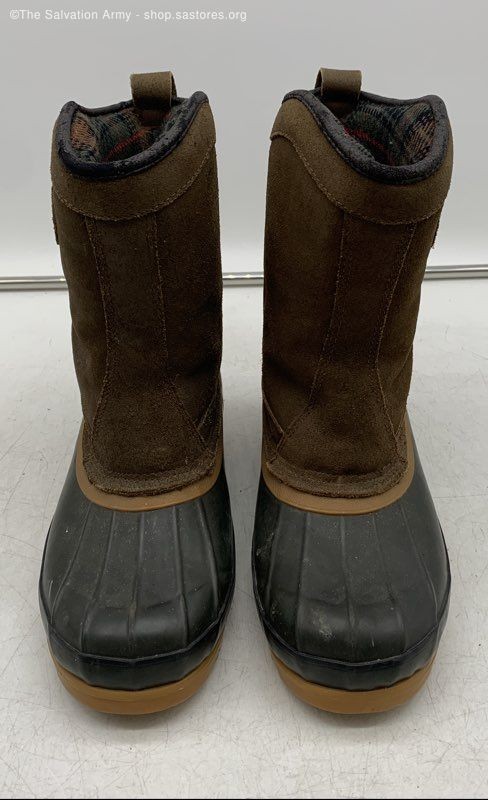 Dexter Men's Brown Black Thinsulate Round Toe Mid-Calf Pull-On Duck Boots Sz 9M