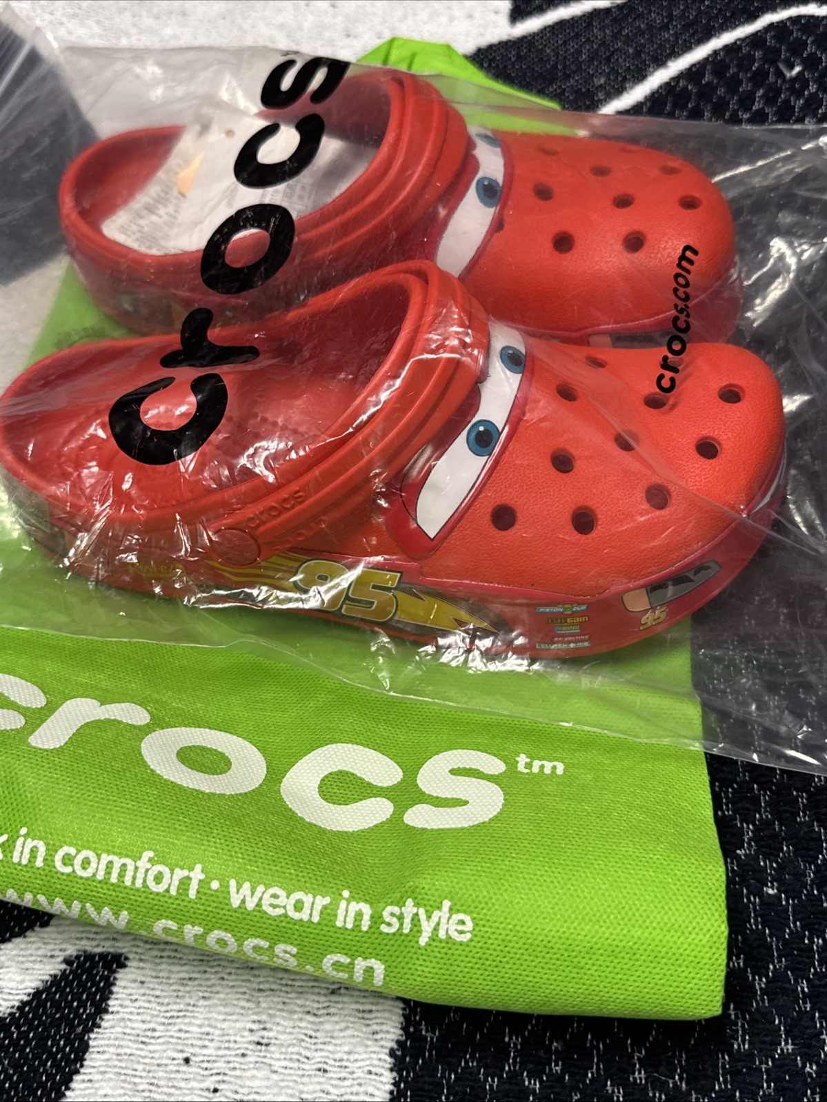 Crocs Lightning McQueen 6m 8w Limited Edition New