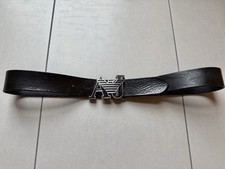 DDP Vintage Armani Jeans Leather Mens Belt size 65/100