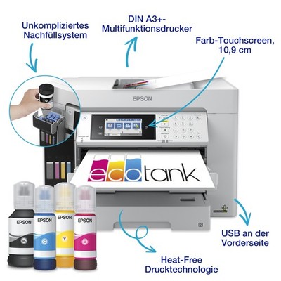 Epson EcoTank Pro ET-16685 - A3+, Duplex, W-LAN, USB, NEU & OVP