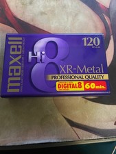 Maxell P6-120 XR-Metal Hi8 120 8mm Camcorder Video Tape: new and sealed 