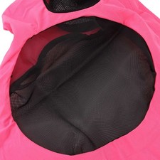Rose Red Horse Mesh Fly Mask Breathable Elastic For Equestrian Riding