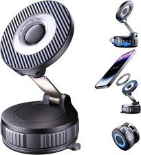 Vacuum Magsafe Car Phone Holder 120 LB Strongest Suction  3000gf Strongest Ma