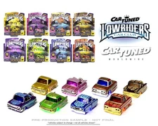 (Preorder) CarTuned 1:64 Lowriders SHOW GLOW Series 1 Assortment of 8 Styles