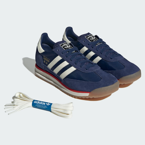 Zapatos para hombre Adidas SL 72 Rs JR8789 azul oscuro/blanco roto/rojo - Imagen 4 de 8