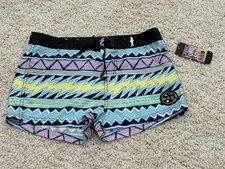 BNWT MAUI Sons Girls Board Shorts Youth SIZE L 14/16 Swim Trunks Beach 30" NEW