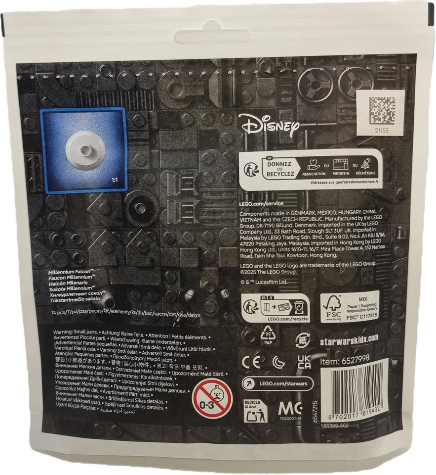 LEGO Star Wars 30708 Set Millenium Falke Mini-Modell / Polybag - Bild 2 von 2