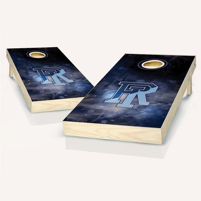 Rhode Island Cornhole Set Skip's Garage NCAA 24x48 Boards Team Bags