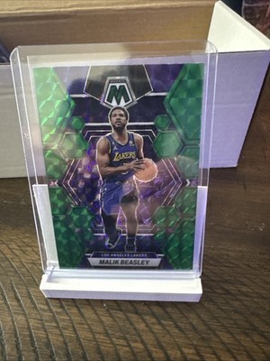 2022-23 Panini Mosaic - Malik Beasley #53 Green Mosaic Prizm