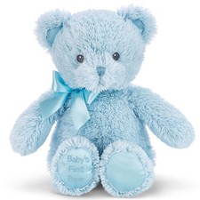 Bearington Blue Teddy Bear - 12" Fluffy and Cuddly My First 12",