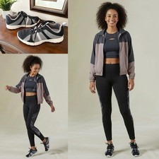 Vionic Brisk Radiant Women's 9 Athletic Comfort Sneaker Shoe Gray Black Walking