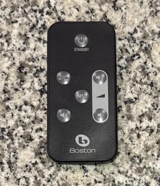 Barra de sonido Boston TVee 26, control remoto, cable de alimentación (sin subwoofer) funciona Foto 4 de 4