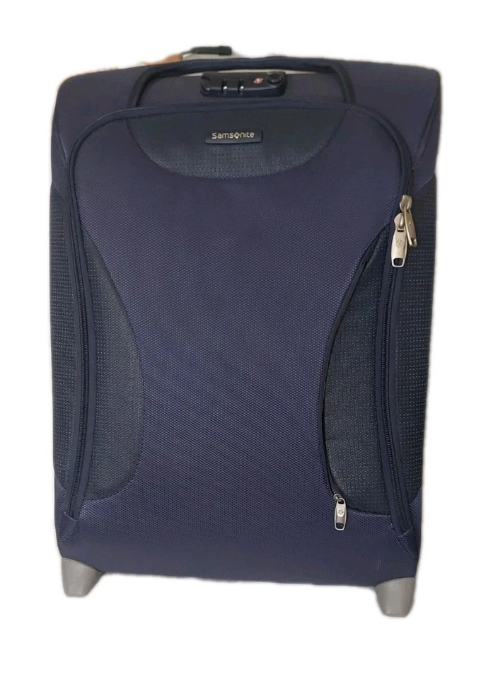FAST NEU Samsonite  Trolley  BLAU Metallic  Blue Nights  - Bild 3 von 4