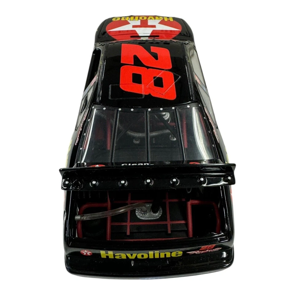 Ernie Irvan réplicas de pista Texaco Ford Thunderbird capa autografada em escala 1/24 460 - Imagem 3 de 4